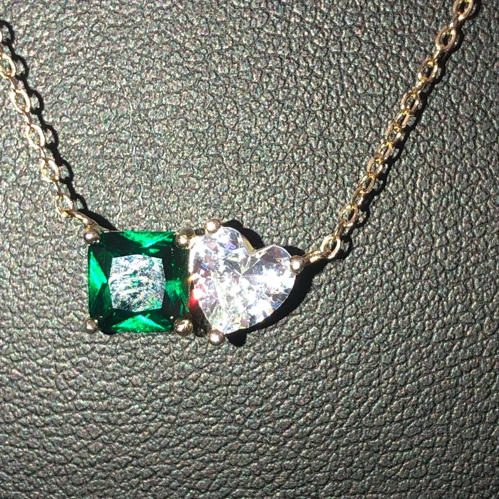 2 Stone Duo Necklace - Picture 4 of 10